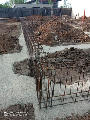Execution and Reinforcement Planting of Foundation Beam Rebar for Single-Story House in Ghermanesti thumbnail