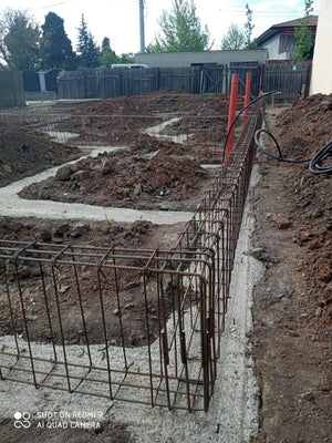 Execution and Reinforcement Planting of Foundation Beam Rebar for Single-Story House in Ghermanesti thumbnail
