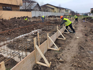 Execution and Reinforcement Planting of Foundation Beam Rebar for a 480 sqm Metal Hall thumbnail