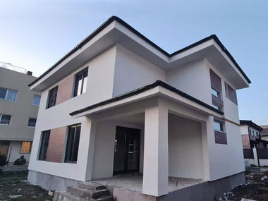 Finalizare fatade casa pe structura metalica usoara in Bucuresti