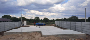 Completion of Foundation and Transport of a 120 sqm Metal House Structure in Braila thumbnail