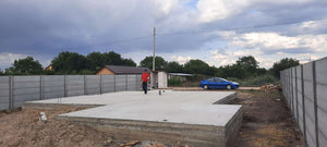 Completion of Foundation and Transport of a 120 sqm Metal House Structure in Braila thumbnail
