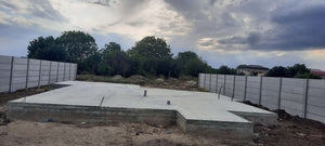 Completion of Foundation and Transport of a 120 sqm Metal House Structure in Braila thumbnail