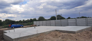 Completion of Foundation and Transport of a 120 sqm Metal House Structure in Braila thumbnail