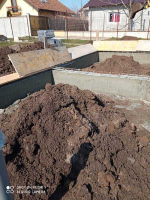 Compact and Prepare the Ground for Pouring a Slab over Soil for a Metal House thumbnail