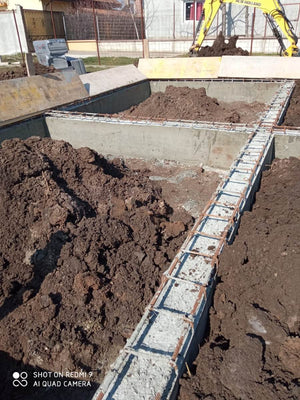 Compact and Prepare the Ground for Pouring a Slab over Soil for a Metal House thumbnail