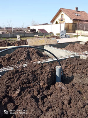 Compact and Prepare the Ground for Pouring a Slab over Soil for a Metal House thumbnail