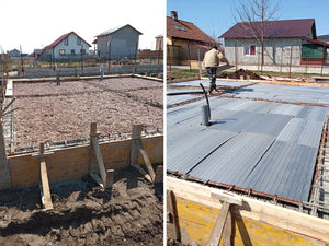 Compact and Prepare the Ground for Pouring a Slab over Soil for a Metal House thumbnail