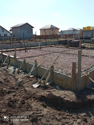 Compact and Prepare the Ground for Pouring a Slab over Soil for a Metal House thumbnail