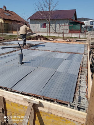 Compact and Prepare the Ground for Pouring a Slab over Soil for a Metal House thumbnail