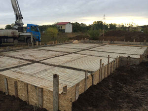 Construction of a Foundation for a 294 sqm House Project on a Metal Structure thumbnail