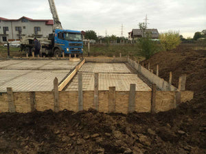 Construction of a Foundation for a 294 sqm House Project on a Metal Structure thumbnail
