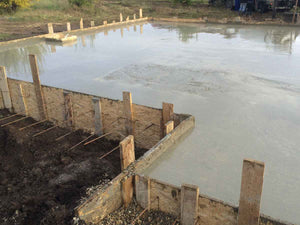 Construction of a Foundation for a 294 sqm House Project on a Metal Structure thumbnail