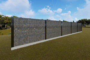 Galvanized Welded Mesh Gabion House Fence Model GA13 - fence model image 1 thumbnail