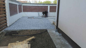 External Fence Construction and Concrete Courtyard Cladding for a 191 sqm House Project thumbnail