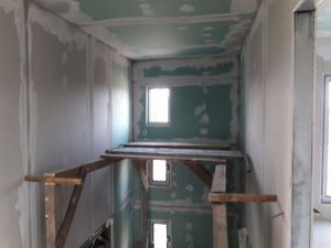 Applying Fine Wall Putty Finish to Interior Walls of a 190 sqm House Construction thumbnail