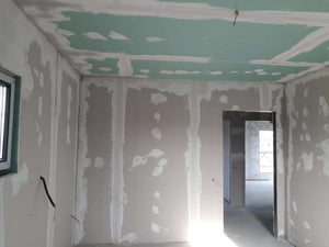 Applying Fine Wall Putty Finish to Interior Walls of a 190 sqm House Construction thumbnail
