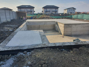 Foundation Waterproofing and Pouring of Ground Level Slab for Villa on Metal Structure thumbnail