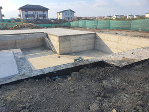 Foundation Waterproofing and Pouring of Ground Level Slab for Villa on Metal Structure thumbnail