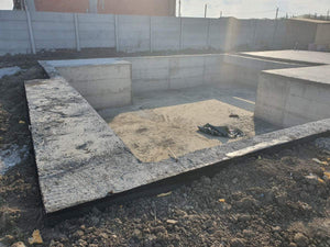 Foundation Waterproofing and Pouring of Ground Level Slab for Villa on Metal Structure thumbnail