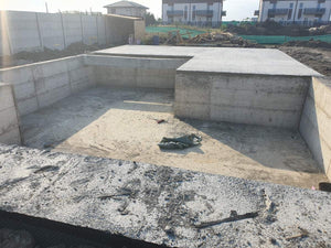 Foundation Waterproofing and Pouring of Ground Level Slab for Villa on Metal Structure thumbnail