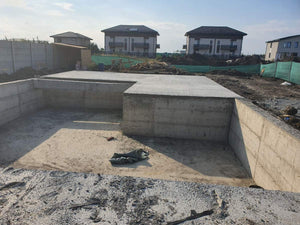 Foundation Waterproofing and Pouring of Ground Level Slab for Villa on Metal Structure thumbnail