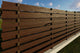 Planed Wood House fence With Square Steel Tube Posts GA02 - fence model image 3