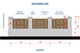 Concrete House Fence With Planed Wood Panels Model GA07 - fence plan