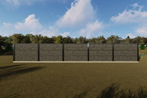 Galvanized Welded Mesh Gabion House Fence Model GA13 - fence model image 2 thumbnail