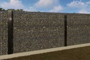 Galvanized Welded Mesh Gabion House Fence Model GA13 - fence model image 3 thumbnail