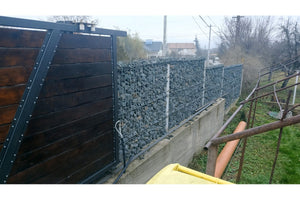 Galvanized Welded Mesh Gabion House Fence Model GA13 - fence model image 6 thumbnail