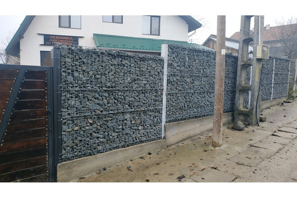 Galvanized Welded Mesh Gabion House Fence Model GA13 - fence model image 7