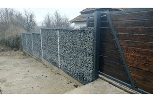 Galvanized Welded Mesh Gabion House Fence Model GA13 - fence model image 9 thumbnail