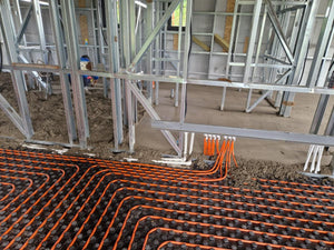 Underfloor Heating and Floor Screed Pouring for Single-Story 130 sqm House thumbnail