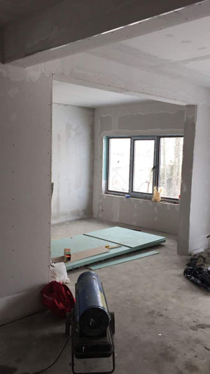 Interior Closures with Drywall, Chiseling, and Plastering for Single-Story and Two-Story House thumbnail