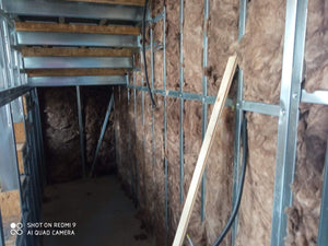 Interior Wall Closures for a 2-Story House with Mineral Wool Insulation thumbnail