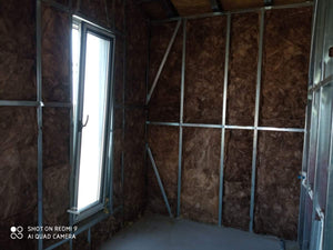 Interior Wall Closures for a 2-Story House with Mineral Wool Insulation thumbnail