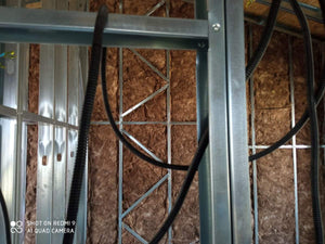 Interior Wall Closures for a 2-Story House with Mineral Wool Insulation thumbnail
