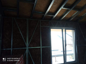 Interior Wall Closures for a 2-Story House with Mineral Wool Insulation thumbnail