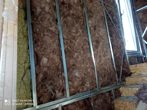 Interior Wall Closures for a 2-Story House with Mineral Wool Insulation thumbnail