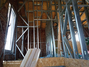 Interior Wall Closures for a 2-Story House with Mineral Wool Insulation thumbnail