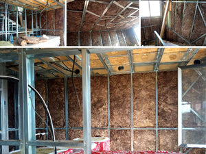 Interior Wall Closures for a 2-Story House with Mineral Wool Insulation thumbnail