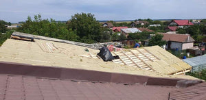 Roof Insulation with Mineral Wool and Installation of Metal Tiles thumbnail