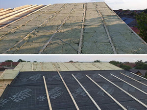 Roof Insulation with Mineral Wool and Installation of Metal Tiles thumbnail