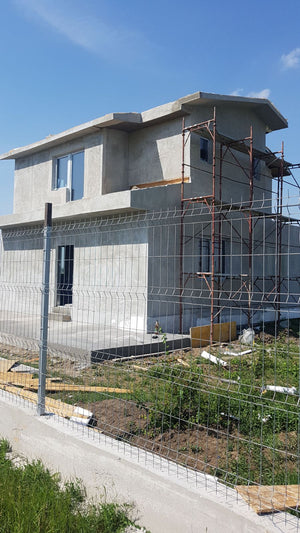 Spackling for the Facade of a Metal House Project in Domnesti thumbnail