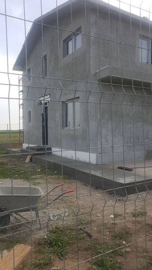 Spackling for the Facade of a Metal House Project in Domnesti thumbnail