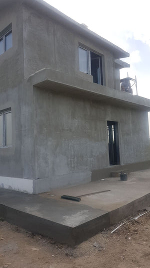 Spackling for the Facade of a Metal House Project in Domnesti thumbnail