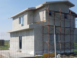 Spackling for the Facade of a Metal House Project in Domnesti thumbnail
