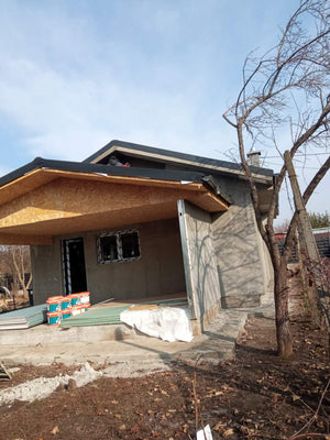 Spackling and Installation of Roof for a Single-Story 84 sqm Metal House thumbnail