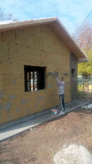Spackling and Installation of Roof for a Single-Story 84 sqm Metal House thumbnail